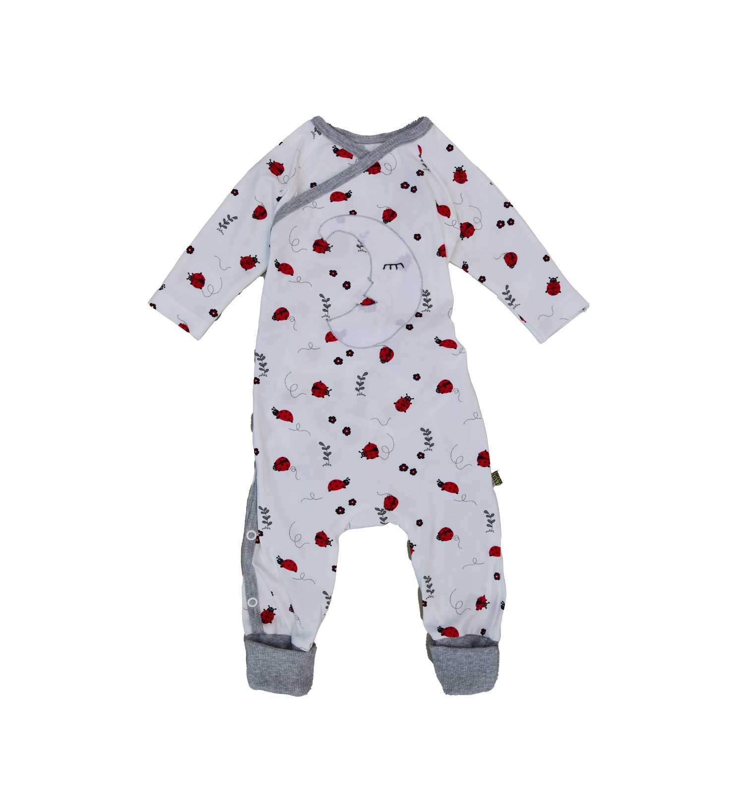 Wickelpyjama aus Naturmaterialien – komfortabel & mit Sensor-Funktion kombinierbar