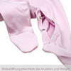 Strampler unten zum Öffnen in rosa für Mädchen Newborn bis Größe 68