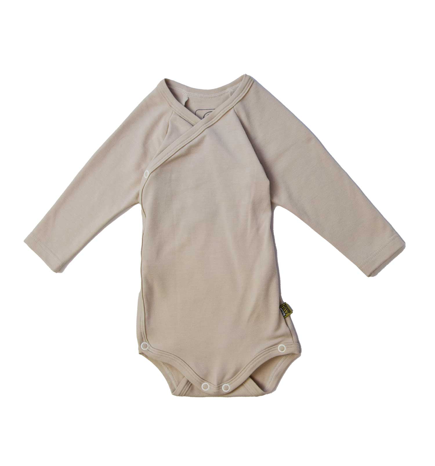 Wickelbody aus Bambus Bamboo in natur beige