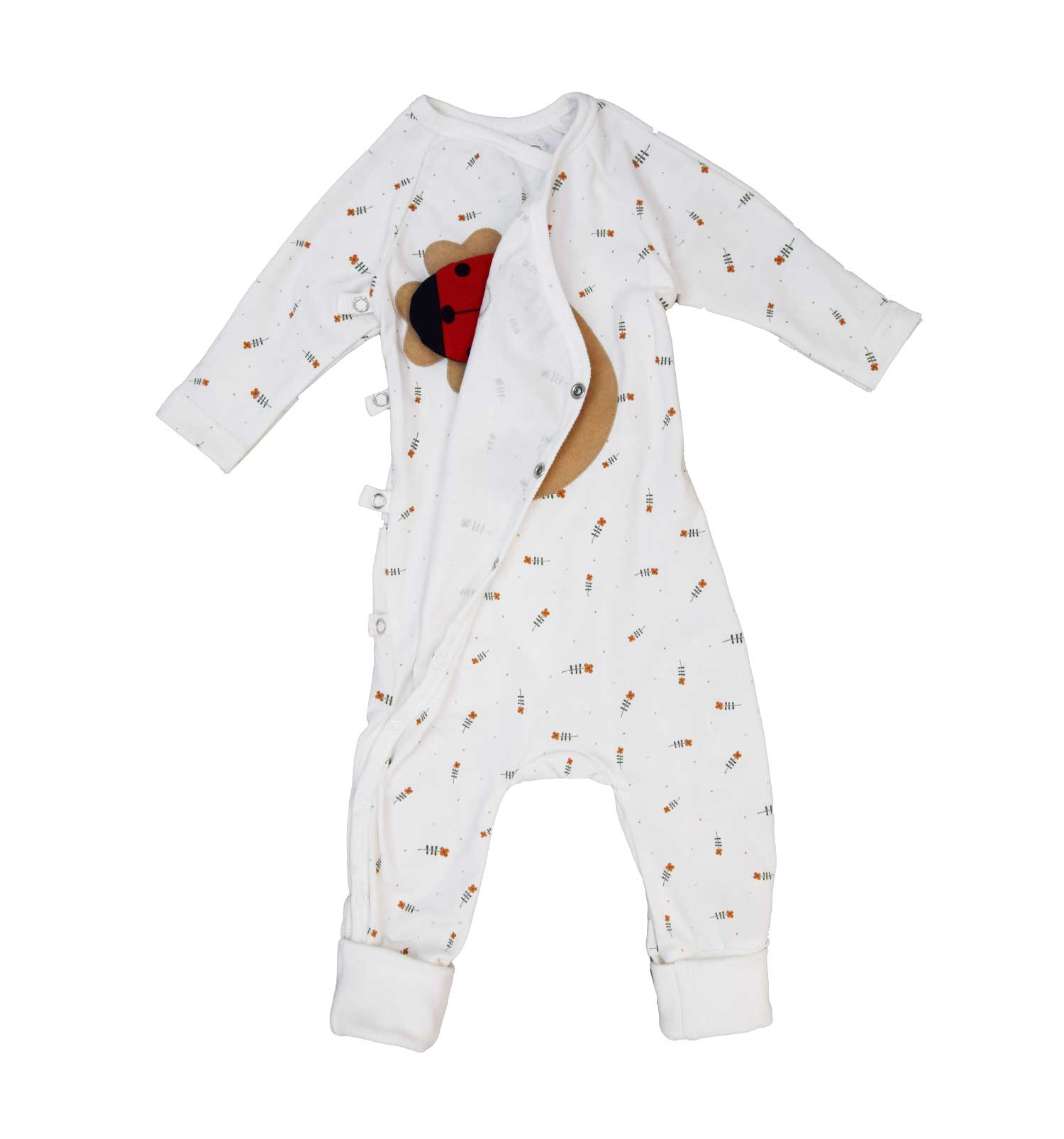 Baby Wickelpyjama – ideal für Wärmekissen von KUDDLY & MARY-Sensor geeignet