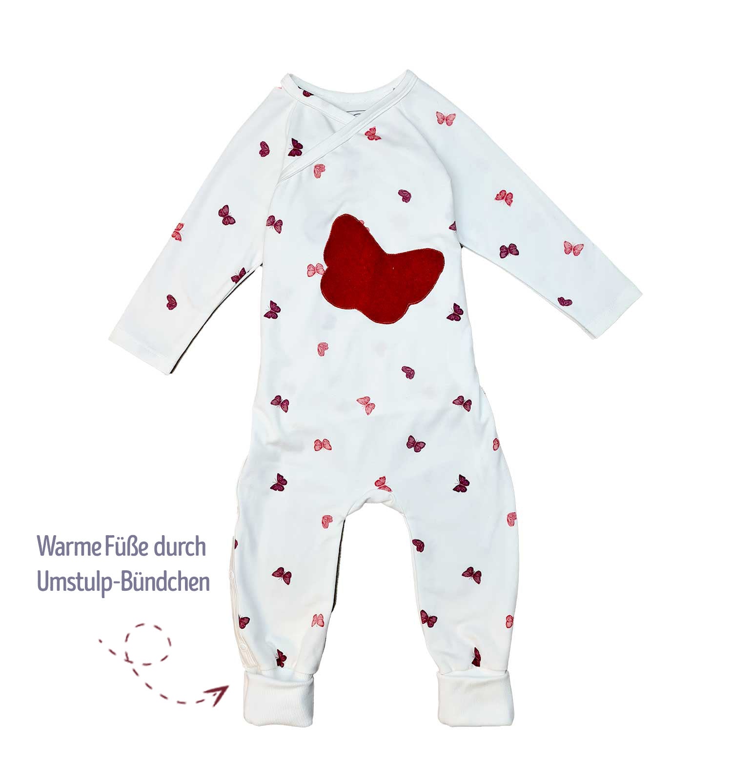 Schlafanzug für Neugeborene – mit MARY Sensoröffnung & Platz für KUDDLY Wärmekissen