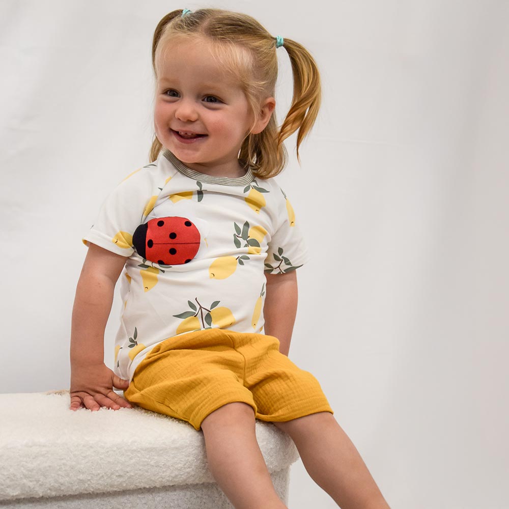 Zitronen-Design Unterhemd –und angenehmes Schlafshirt mit Funktion