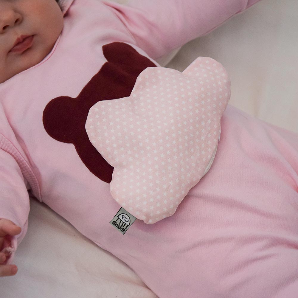 Wärmekissen für Babys – kompatibel mit Sticklett Kleidung mit Klettpunkt perfekt das es nicht verrutscht bei Bewegungen