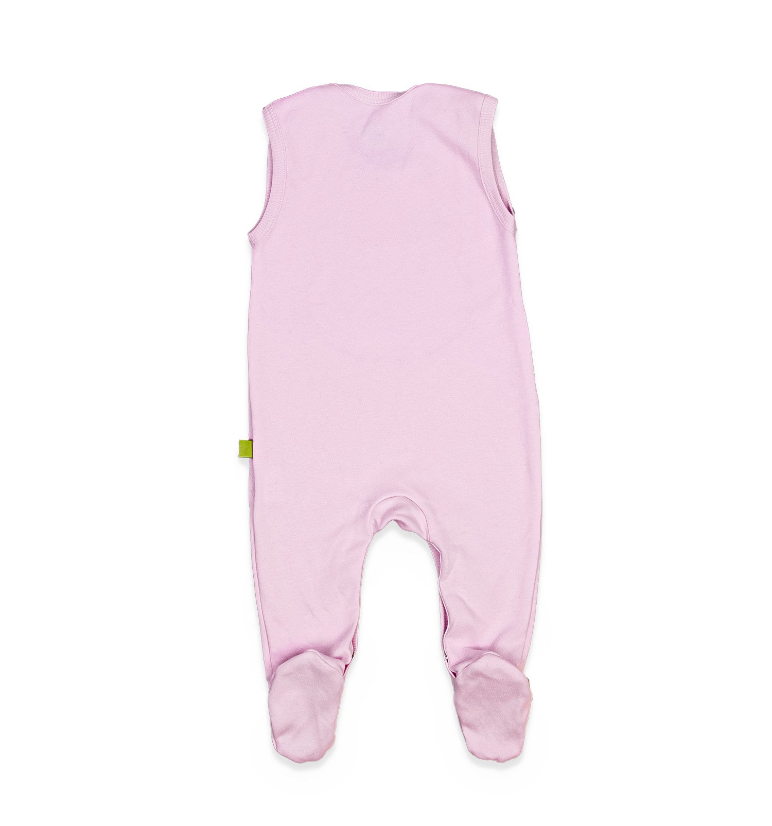 Baby-Strampler mitwachsend mit Wickelöffnung in hellblau | sticklett Online Store.