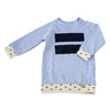 Baby Sweatshirt langarm jeans-hellblau | sticklett Online Store.