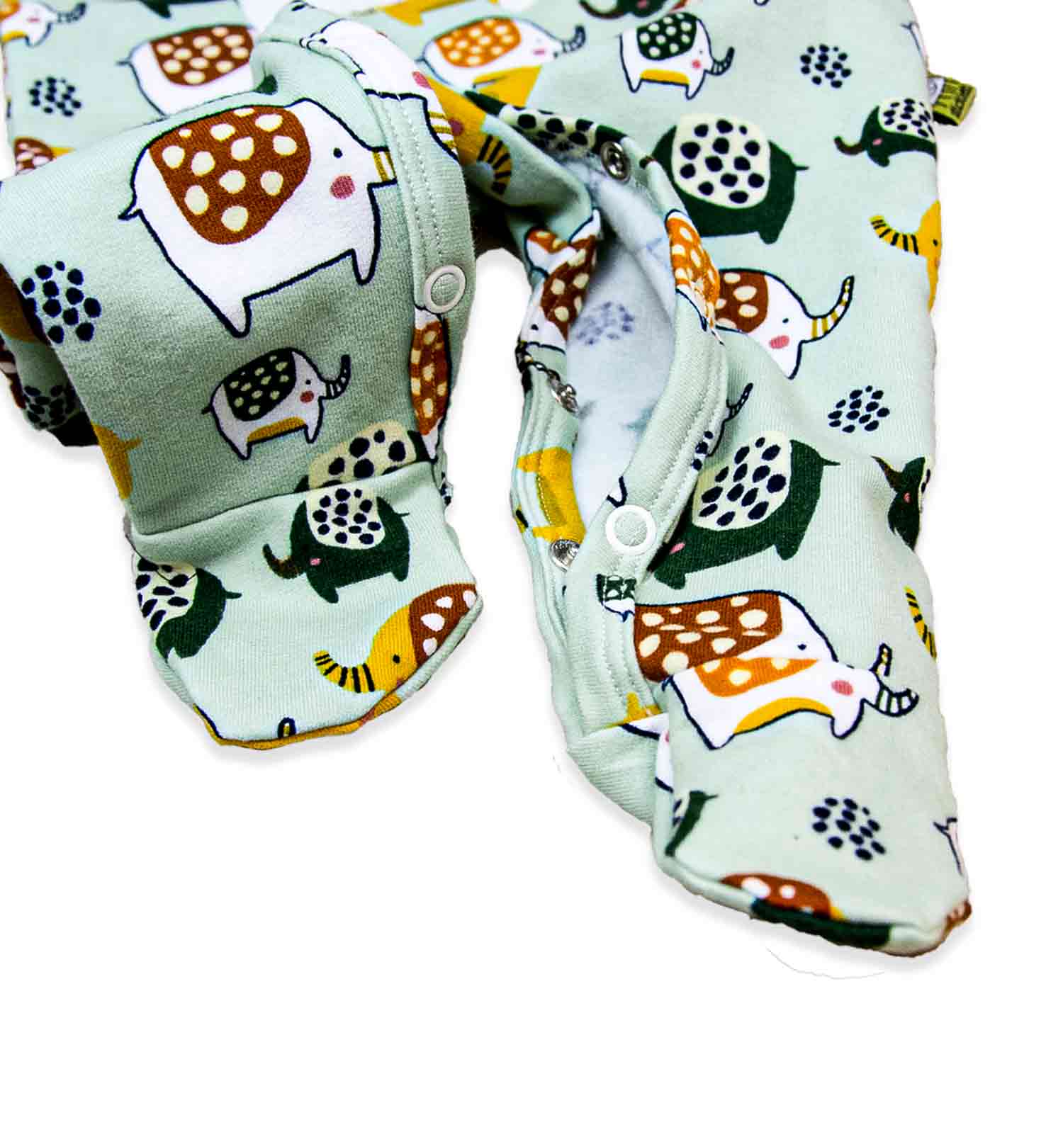 Baby Strampler unten zum Öffnen