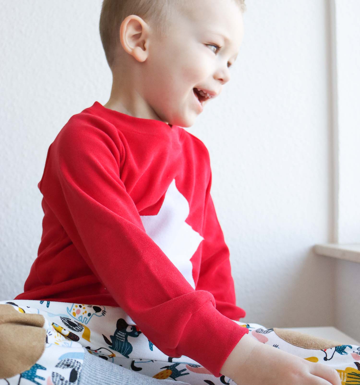 Baby Sweatshirt mit Stern langarm | sticklett Online Store.