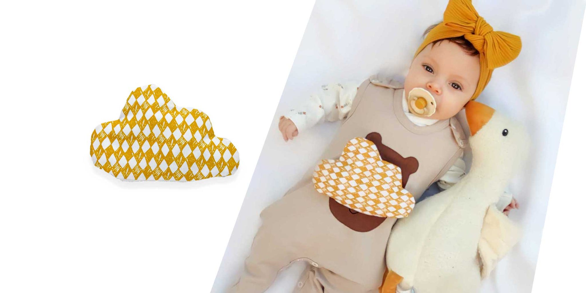 Das Geheimnis zufriedener Babys - einfach Wärme auf Strampler kletten...