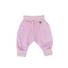 Baby Hose mit Umstulp Fuß rosa