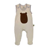 Baby Strampler in Beige – mitwachsend, bequem & hautfreundlich