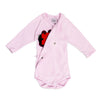 Rosa Babykleidung – Wickelbody & Strampler als Geschenkset