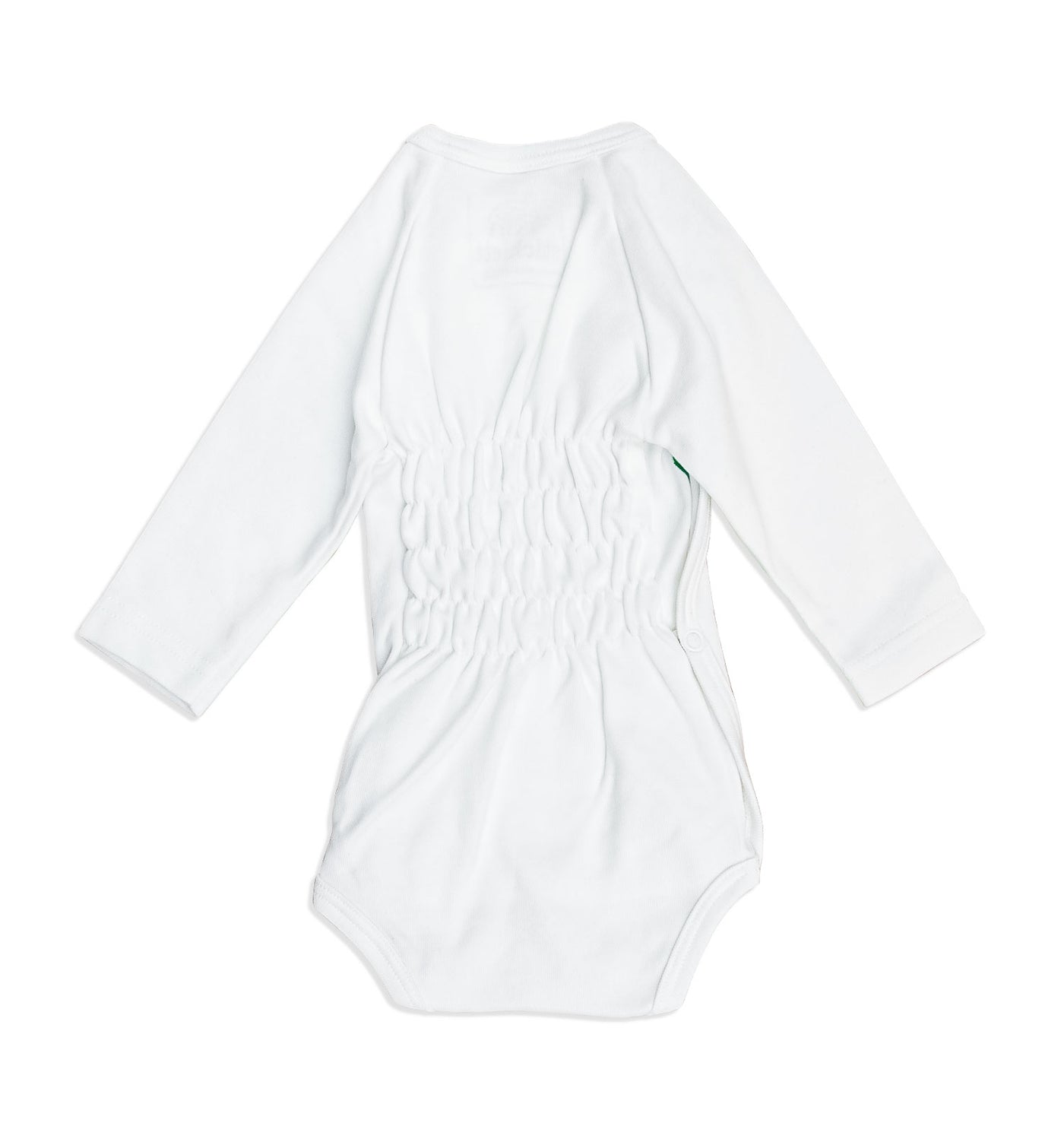 Baby Wickelbody langarm grau-rosa-blau