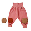 Bio Baby Hose aus weichem ripp cord in peach