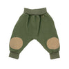 Bio Cord Baby Krabbelhose in Salbeigrün aus weichem Stoff perfekt zum Krabbeln lernen 