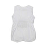Baby Overall kurz aus Musselin weiß