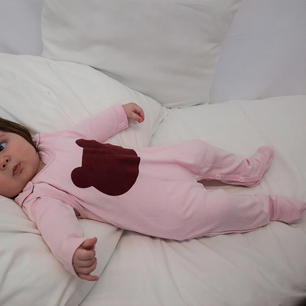 Baby Geschenkset Mädchen – 3-teilig in Rosa, hochwertig & funktional und mitwachsend