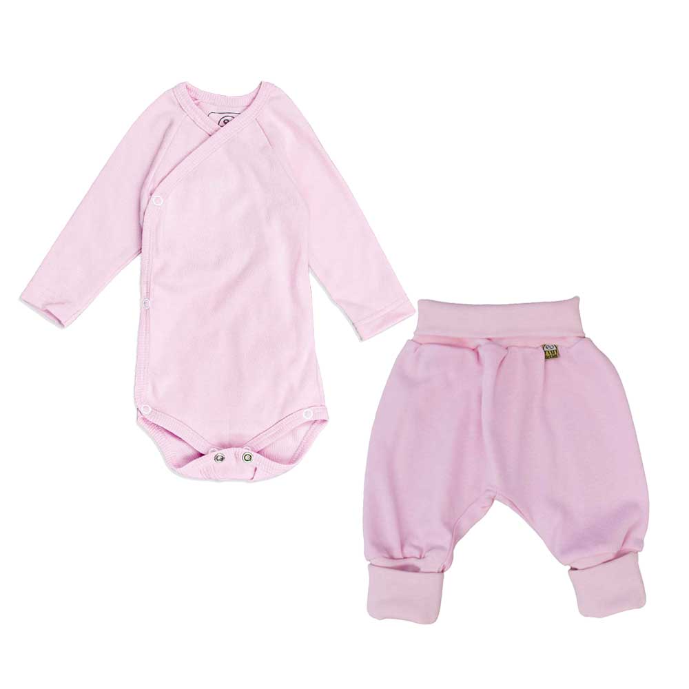 Zweiteiliges Babyset – Body für MARY by sticklett & Hose mit Platz für Windeln