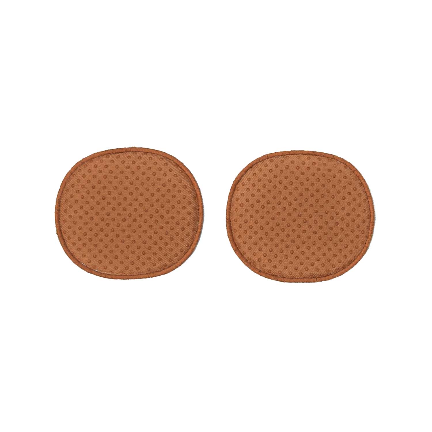 RUBBY by sticklett - Anti-Rutsch Knieschoner "Oval" in hellbraun