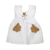 Baby Kleid aus Musselin in Weiß