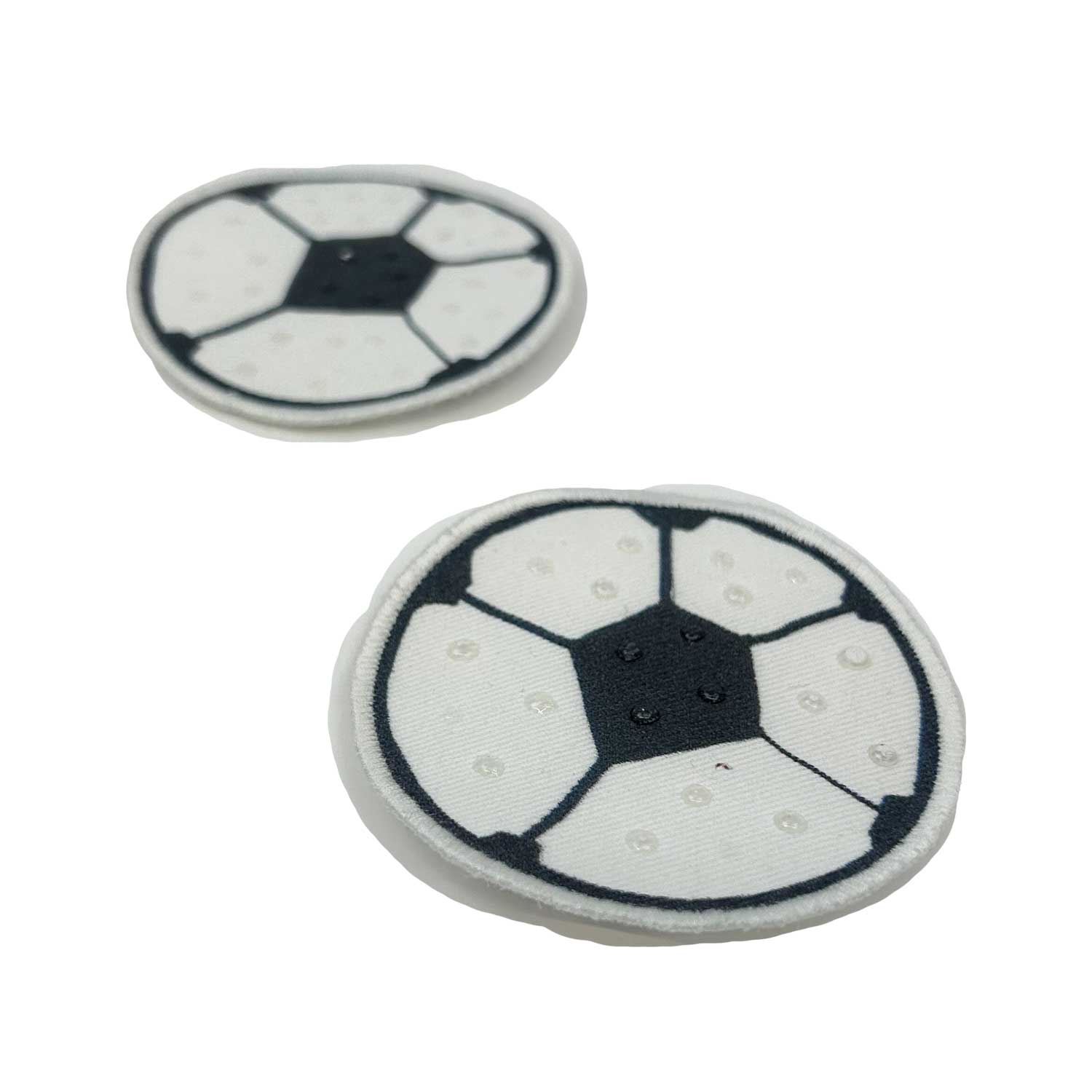 Fußball Motiv für Krabbelhosen perfekt um das Knie eines Babys zu schonen 