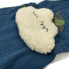 Baby Overall kurz aus Musselin blau