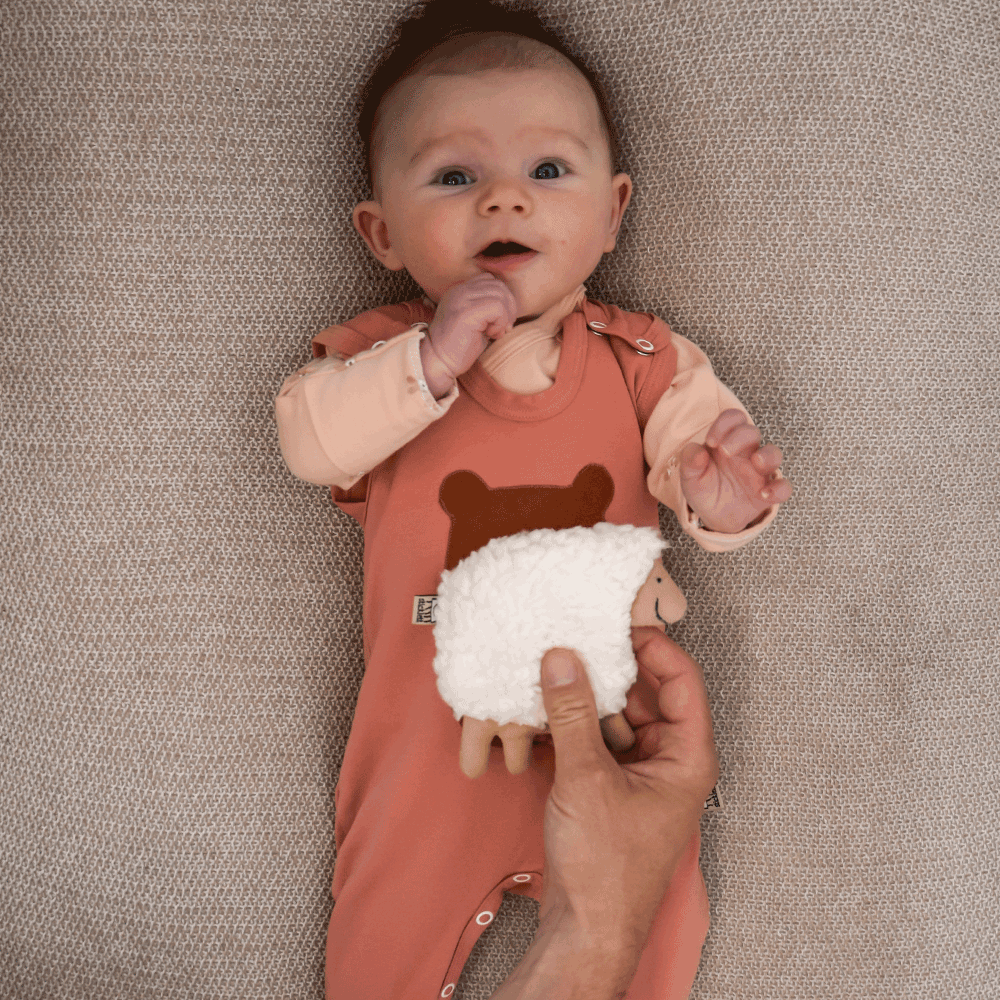 Baby Geschenkset – Wickelbody, Strampler und Wärmekissen im Set