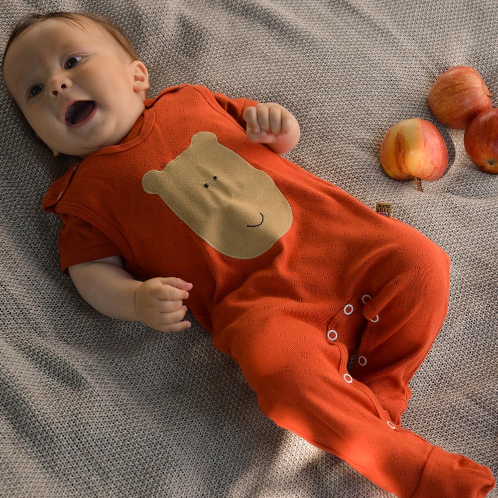 Babyparty Geschenk-Set in Rot – Wickelbody, Strampler & Wärmekissen in hochwertiger Qualität