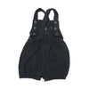 Baby Latzhose aus Musselin in Anthrazit