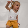 Baby Wickelbody / Kinder Unterhemd in weiß
