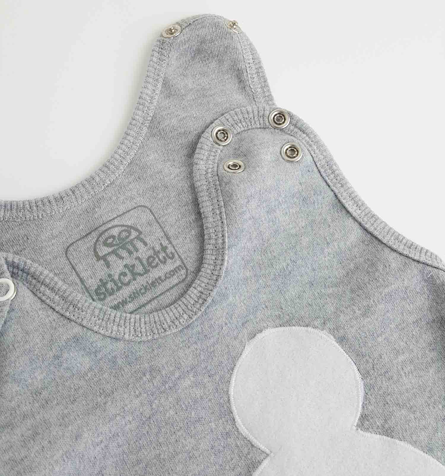 Wickelbody & Strampler in Grau – geschlechtsneutral & mitwachsend