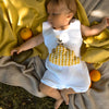 Musselin Overall für Babys – perfekter Sommerstoff, kompatibel mit rubby Pads & Wärmekissen, ideal als Geschenk für Kindergeburtstage