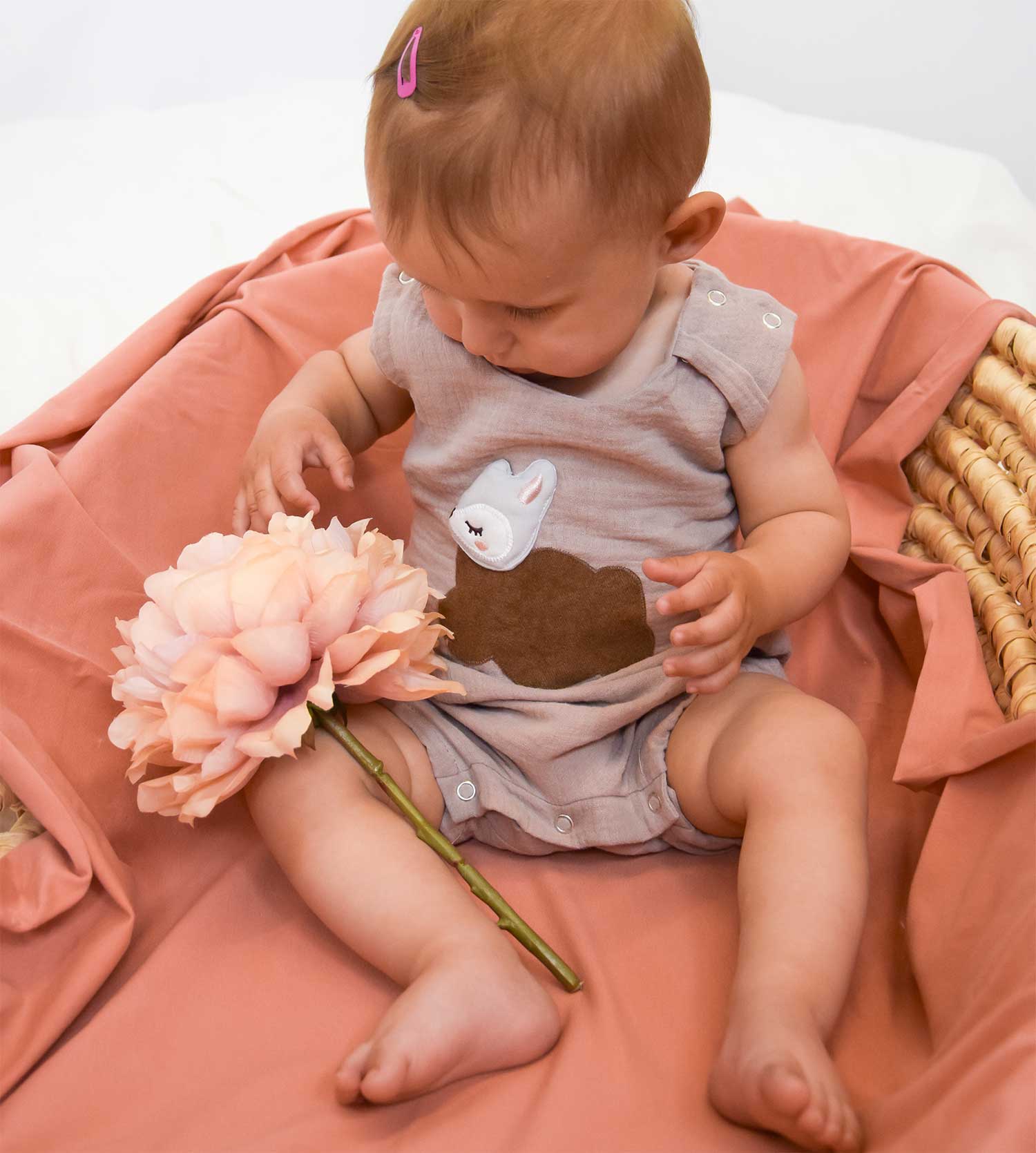 Baby Bekleidung aus Musselin – leicht, süß & funktional, passend für rubby Pads und ideal für warme Tage & Kindergeburtstage auch perfekt um die babys schnell umzuziehen 