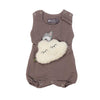 Baby Overall kurz aus Musselin rose