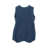 Baby Overall kurz aus Musselin blau