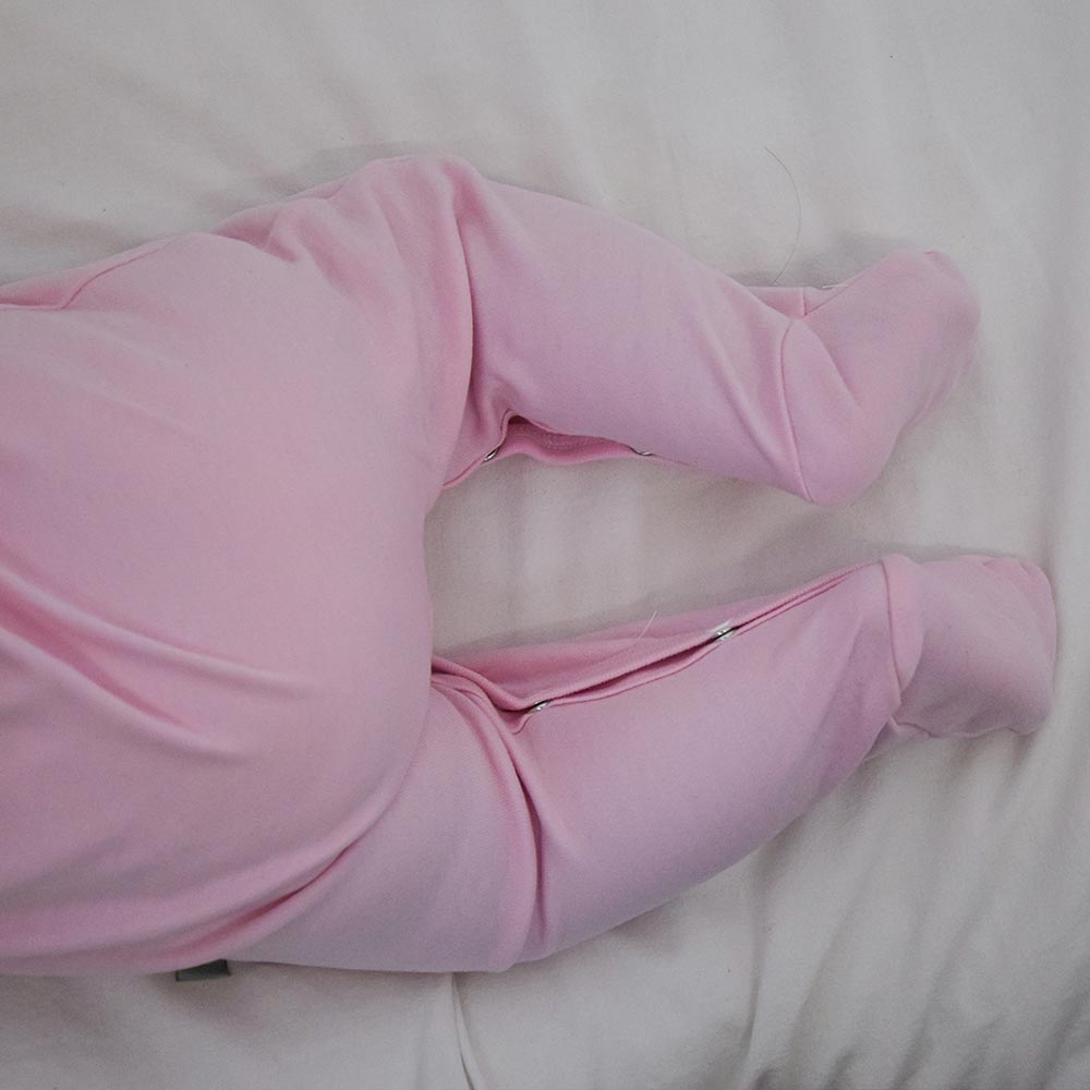 Baby Strampler in Rosa – bequem, elastisch & pflegeleicht