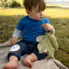 Baby shirt short sleeve royal blue 
