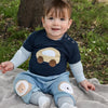 Baby T-Shirt kurzarm marine