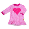 Baby Sweatshirt langarm mit Herzen | sticklett Online Store.