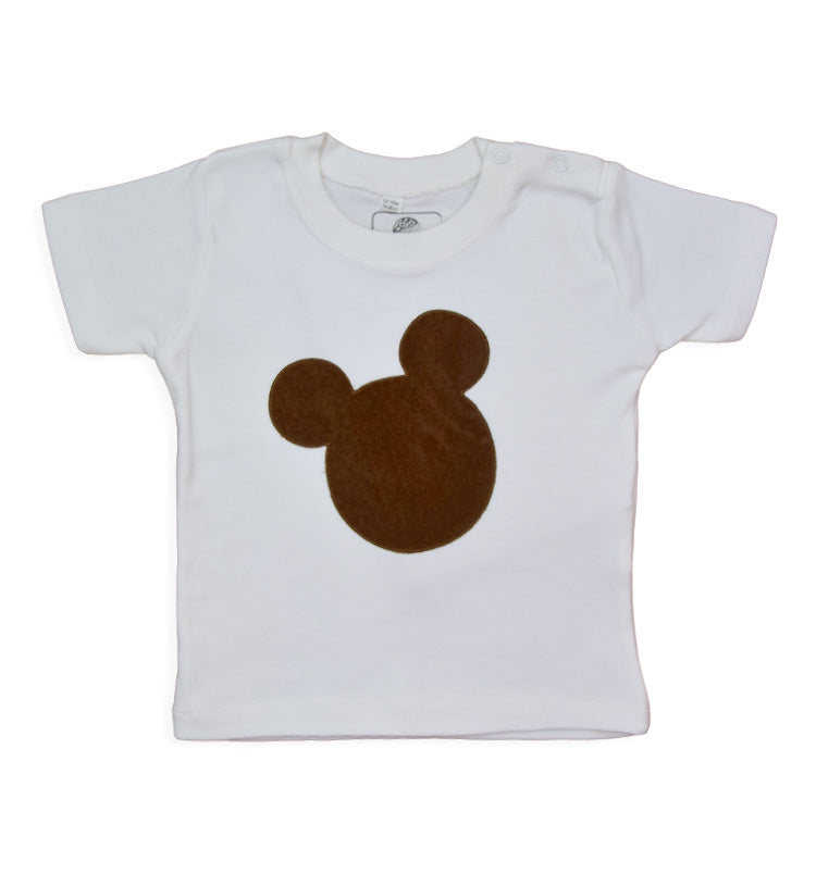 Baby Shirt kurzarm weiß