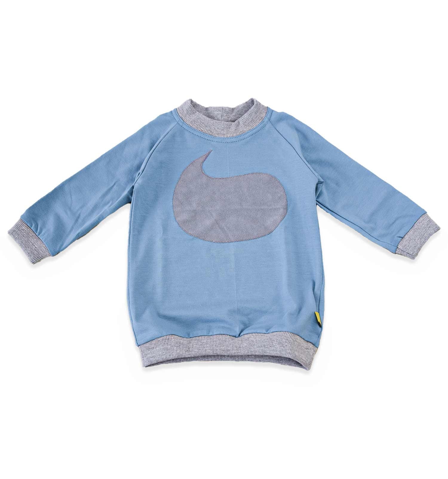 Baby Sweatshirt mit Sprechblase langarm | sticklett Online Store.