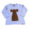 Baby T-Shirt langarm mit Ritterburg | sticklett Online Store.