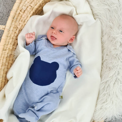 Niedliches Strampler-Set aus Bio Baumwolle mit Langarmbody