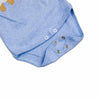 Baby Envelop Body mit Schaf langarm in hellblau-meliert und rosa | sticklett Online Store.