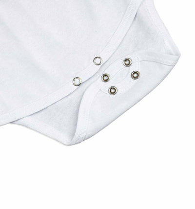 Baby Body gelber Klecks Langarm ÖKO-Tex Baumwolle | sticklett Online Store.