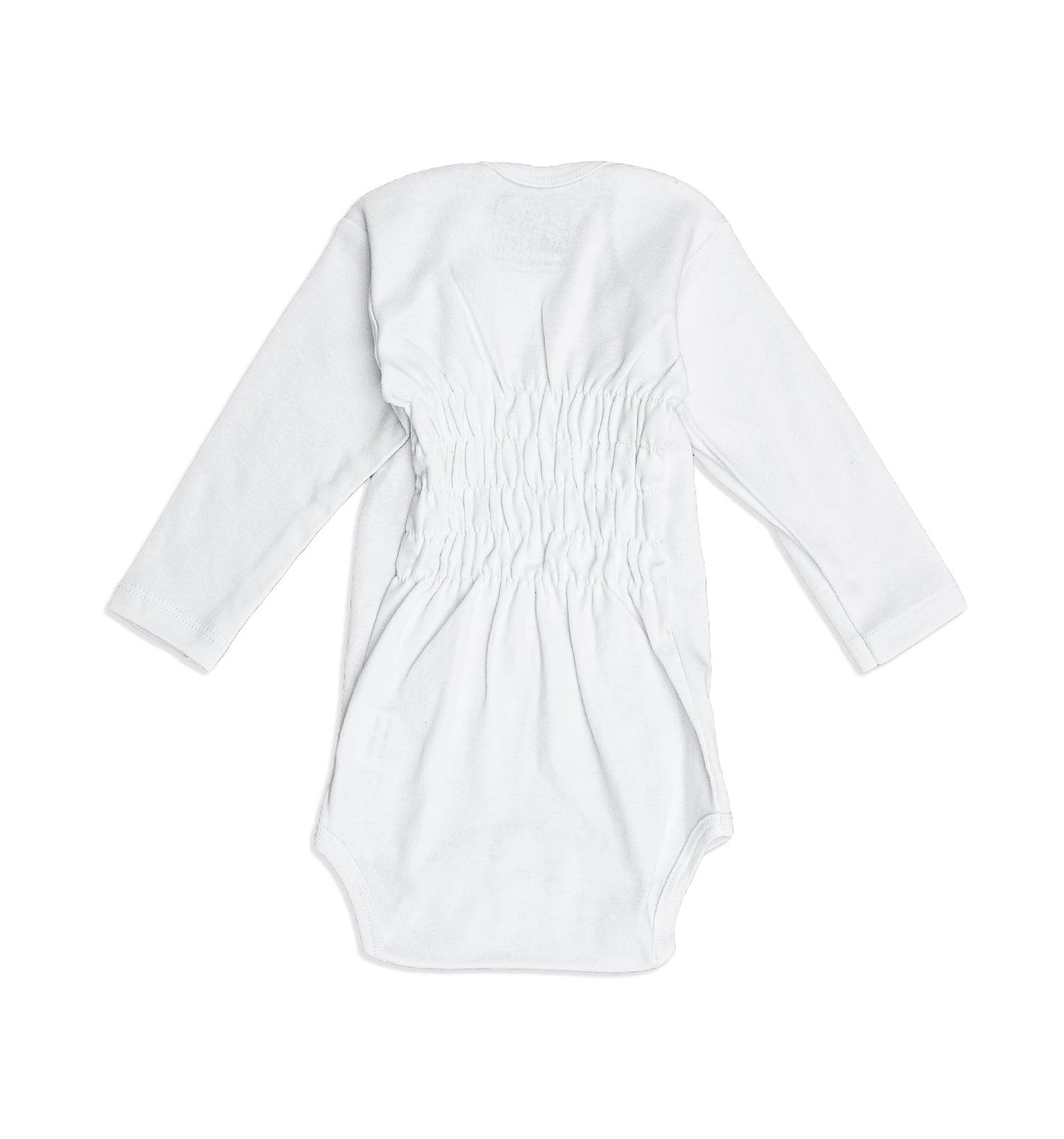 Baby Body gelber Klecks Langarm ÖKO-Tex Baumwolle | sticklett Online Store.