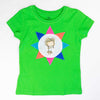 T-Shirt grün mit bunter Sonne kurzarm | sticklett Online Store.