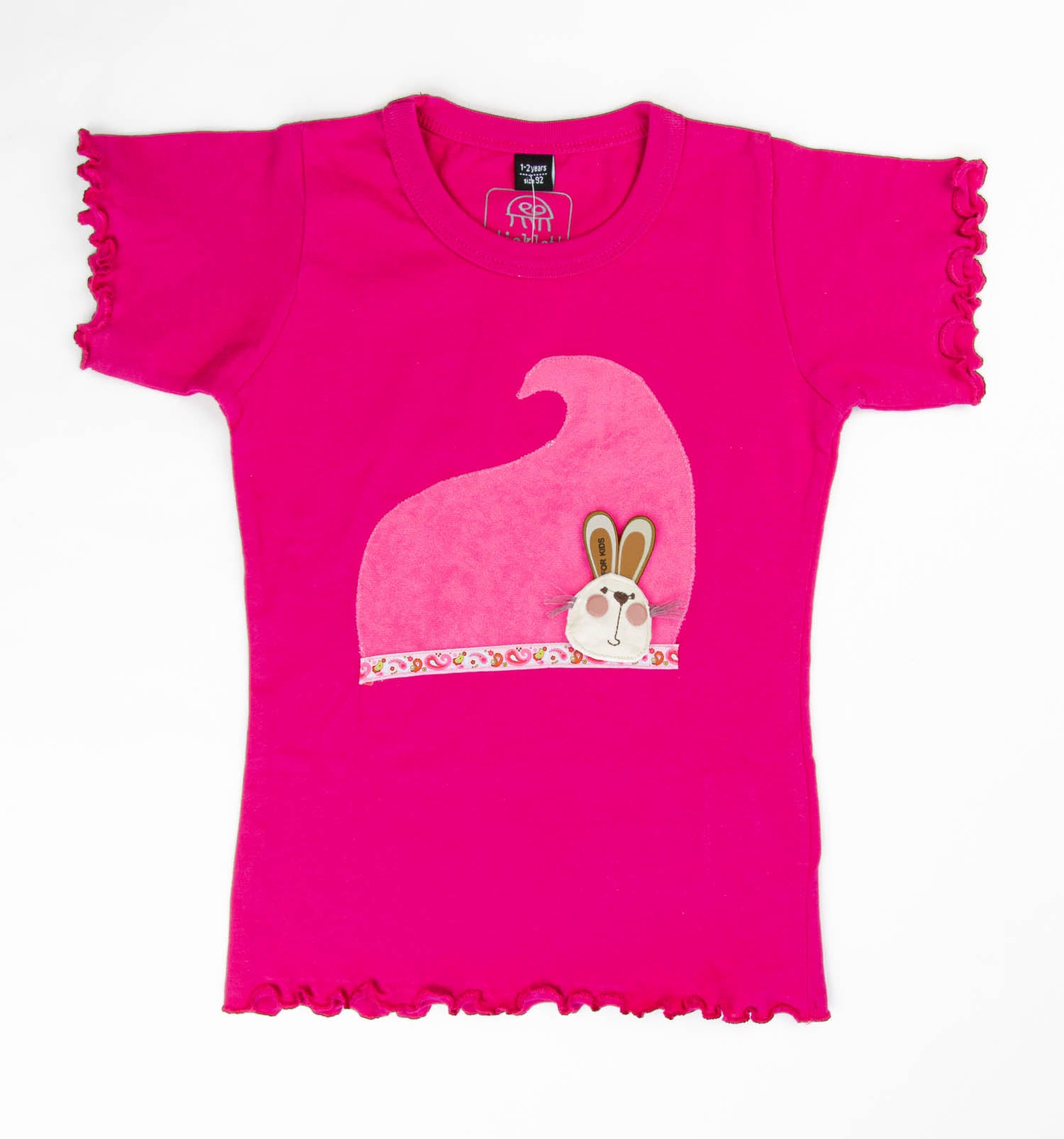 Baby T-Shirt pink mit Sahnehäubchen kurzarm (1-2 Jahre) | sticklett Online Store.