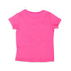 Mädchen T-Shirt in Pink mit aufgenähtem Garten Bild | sticklett Online Store.