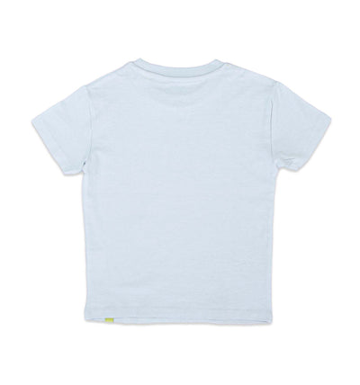 Buben T-Shirt mit Krawatte in Hellgrau | sticklett Online Store.