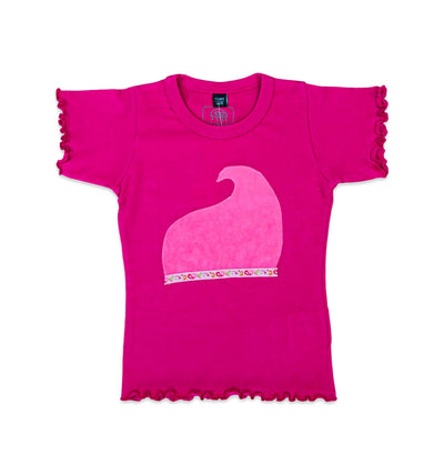 Baby T-Shirt pink mit Sahnehäubchen kurzarm (1-2 Jahre) | sticklett Online Store.